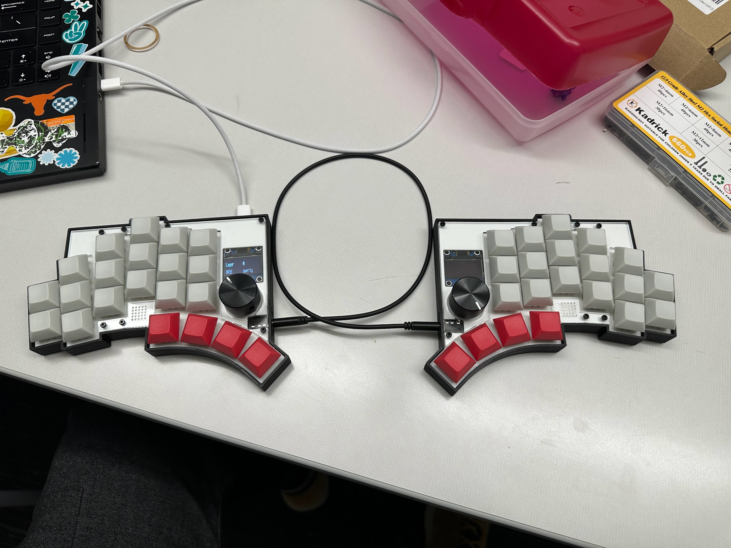 RP2040 split keyboard build